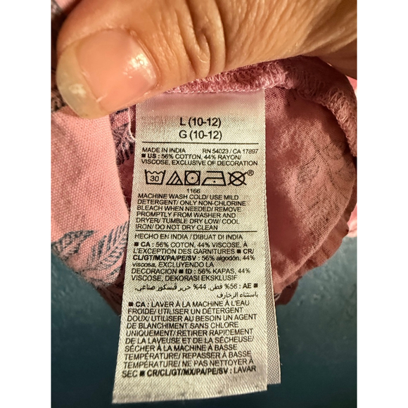 OLD NAVY Pink Peasant Blouse - Picture 5 of 5